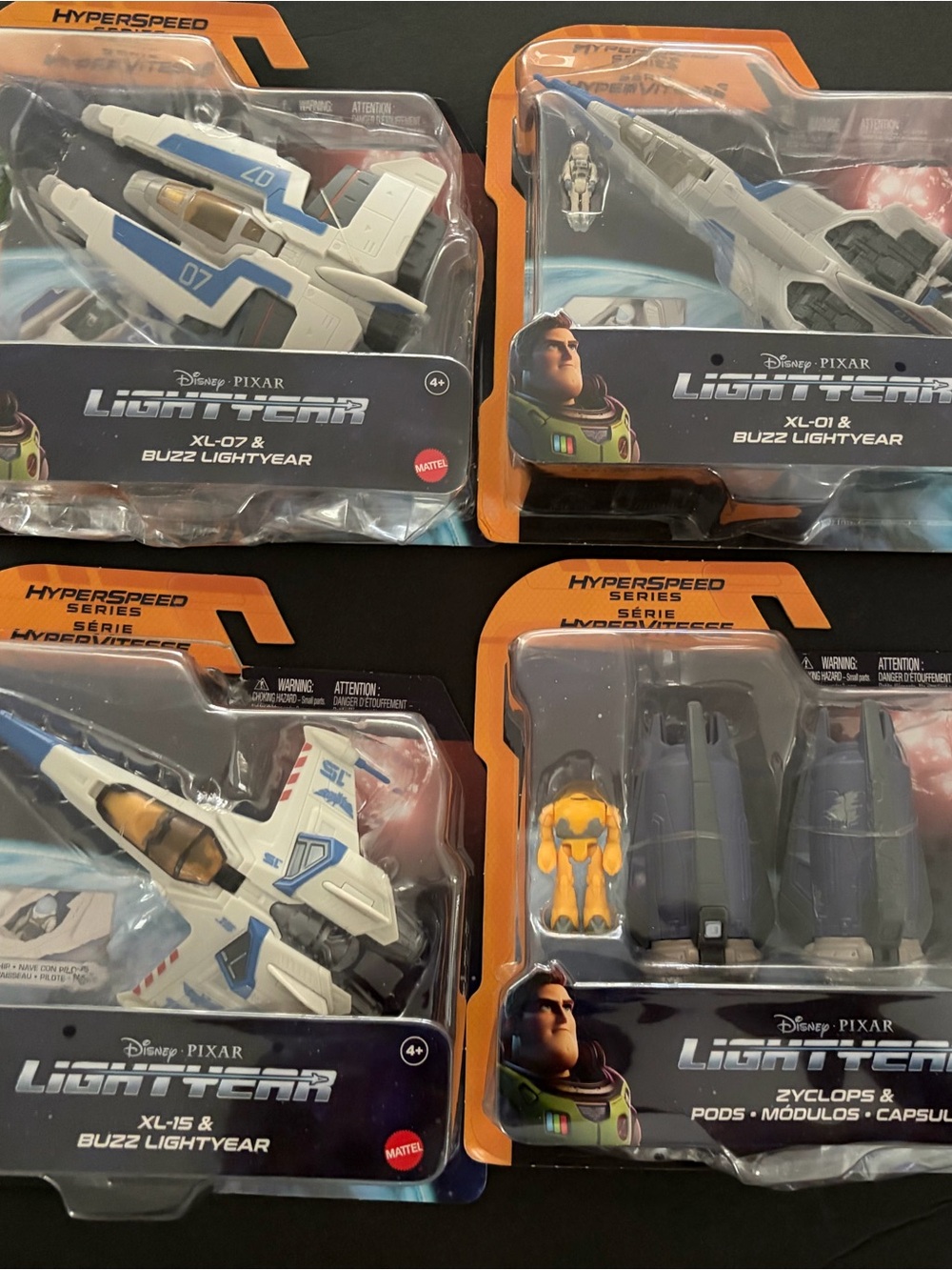 Disney Pixar Lightyear Hyperspeed Series Vehicle & Figure Set - White & Blue